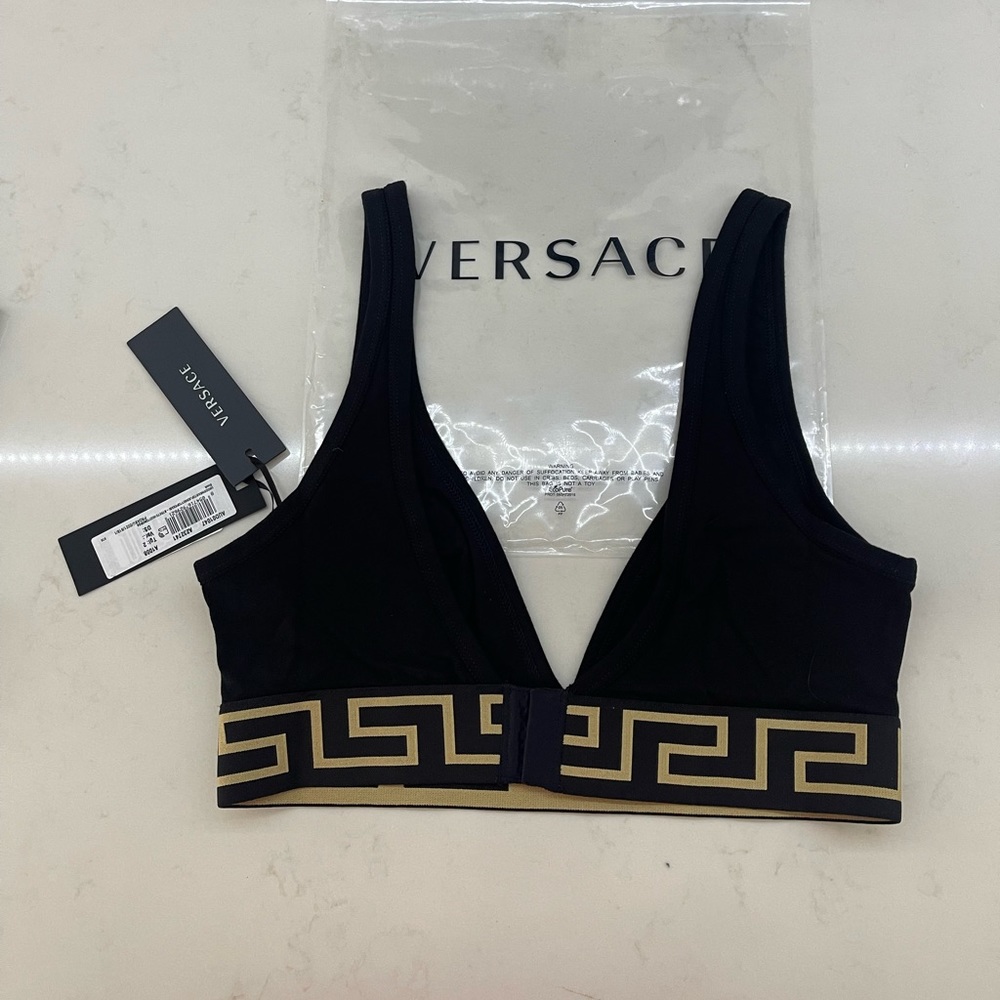VERSACE GRECA BORDER BRALETTE
Size 3 - Picture 2 of 10